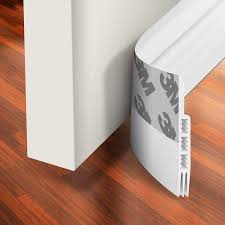 Insulating drafty kitchen corner and locating air infiltration. Amazon Com Holikme Door Draft Stopper Under Door Draft Blocker Insulator Door Sweep Weather Stripping Noise Stopper Strong Adhesive White 39 Length Home Kitchen