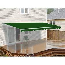 Aleko Retractable Replacement Canopy Patio Awning Door Awnings Retractable Awning