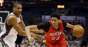 Lakers f anthony davis reaggravated his right achilles tendonosis injury and will get an mri on monday. Anthony Davis To Giannis Antetokounmpo You Can T Guard Me Young Fella Slam
