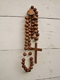 Vintage Large Wood Rosary Oversized Large Wood Rosary By Bequeath Rosary How To Antique Wood Wood Beads