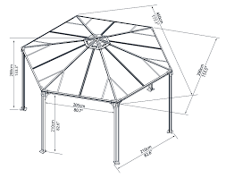 Hg9160 07 Jpg Garden Gazebo Hexagon Gazebo Pergola With Roof