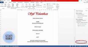 Copy of template sijil 8.pptx. Cara Print Sijil Dengan Mudah Dan Pantas Guna Teknik Mail Merge