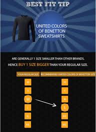 United Colors Of Benetton T Shirts Size Chart Dreamworks