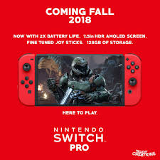 All those rumors about a 4k switch might indeed be true after all. Jordan Tallent Creations On Twitter Lil Concept I Created For Nintendo Switch Improvements Nintendoamerica Nintendoswitch Amoled Gaming