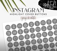 132 Grey Instagram Highlight Covers Creative Social Media Templates Creative Market The clip art set is perfect for instagram story highlight icons. 132 grey instagram highlight covers
