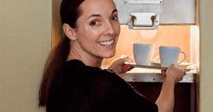 Hemma hos Sara Bourke på Kungsholmen.