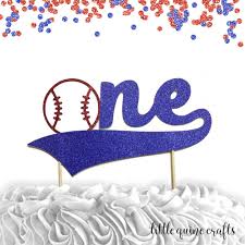 See more of happy birthday cakes on facebook. Amazon Com 1 Pc One Baseball Theme Cake Topper First Birthday Cake Smash Boy Girl Home Run Handmade