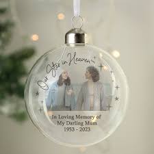 Glass Photo Ornaments