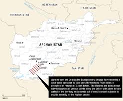 A map of helmand province, afghanistan and its neighbors. Npr Marines Launch Major Offensive In Southern Afghanistan