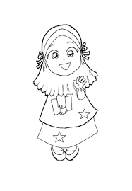 82 best hijab wallpaper images on pinterest hijab cartoon muslim women and families source: Gambar Mewarnai Anak Kelas 4