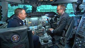 Bush aboard, returning from a visit to beijing, china. Inside Air Force One Secrets To Presidential Travel Youtube
