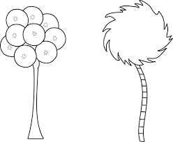 Loraxbtfc Png 530 436 The Lorax Tree Coloring Page Detailed Coloring Pages