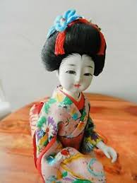 Four panel oriental room divider hand painted geisha. Beautiful Vintage Antique Japanese Geisha Doll From 1950s 60s Made In Japan Ebay