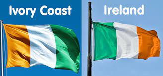 See the location below(image source): Irish Flag Vs Ivory Coast Flag The Main Differences You Need To Know