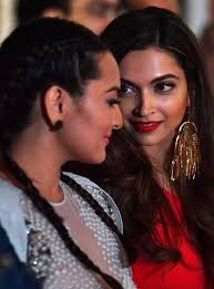 Sonakshi Sinha with Deepika Padukone