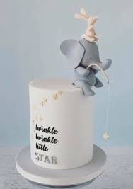 Baby Cake You Could Use This As A Baby Shower Cake Elephant Cakes Baby Shower Cakes Shower Cakes