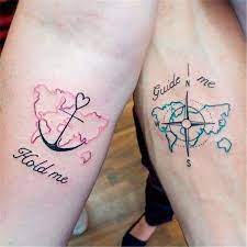 These tattoos are perfect for couples who want to show off their love for each other in the form of matching body art. Couple Matching Tattoo Designs To Express Your Love Page 15 Of 50 Chic Hostess Couple Tattoos Unique Meaningful Tattoos For Couples Couple Matching Tattoo