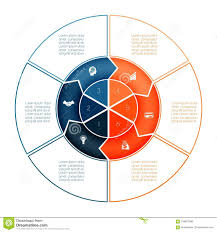 Ring Of Arrows Infographic Chart Template For Presentation