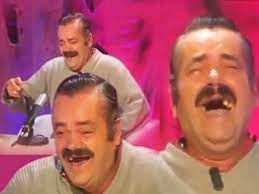 Better known by his nickname el risitas, meaning the giggles, the comedian became known on the internet as spanish laughing guy. Risitas Laugh Blank Template Imgflip