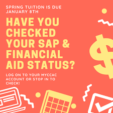 Ccac - Be Sure To Check Your Financial Aid Status And Sap... | Facebook
