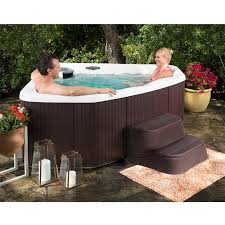 Ls300 3 Person 17 Jet Plug And Play Hot Tub With Adjustable Waterfall Patio Con Piscina Duchas Al Aire Libre Mesas De Comedor