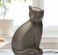 DiDiBirDi Urne en céramique pour chat, boîte à crémation pour animaux de  compagnie, urne décorative pour cendres, convient aux chats de petite à ...
