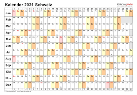 Wir produzieren individuell gestaltete druckerzeugnisse: Kalender 2021 Schweiz Zum Ausdrucken Als Pdf