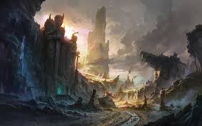 Wallpaper Cliffs Destruction City Landscape Waterfall Destruction Backgrounds 1920x1200 Wallpaper Teahub Io Looking for the best destroyed city background? wallpaper cliffs destruction city