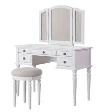Shop for white bathroom vanities on faucetdirect.com. Wooden Vanity Set With Stool White Benzara Target