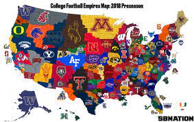 Team and player ratings have already. 2018 College Football Empires Map Week 1 Sbnation Com