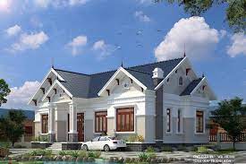 Vtkong xin mời các bạn cùng tham khảo 10 mẫu thiết kế biệt thự vườn 1 tầng, mẫu biệt thự 1 tầng mái thái đẹp nhất trong năm 2020 này. Máº«u Biá»‡t Thá»± VÆ°á»n 1 Táº§ng 4 Phong Ngá»§ Hiá»‡n Ä'áº¡i Va Sang Trá»ng