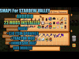 Stardew valley (mod, dinero ilimitado): Stardew Valley Mobile Mod Apk With Smapi Mods Farming With Tractor And More Crop Mod Youtube