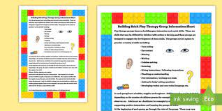 Cnnh | the center for neurological and neurodevelopmental health keyword research for lego therapy certificate template. Building Brick Information Lego Therapy Resources Sen