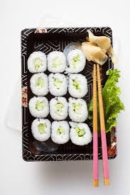 Sushi Mit Gurke Rezept Sushi Rezepte Sushi Leckere Vegane Rezepte