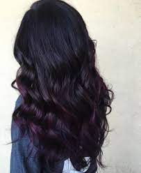 Deep Purple Tinted Balayage Salon202 Salon202 Balayage Theunicorntribe Purplehair Violeth Hair Color For Black Hair Black Cherry Hair Ombre Hair Color
