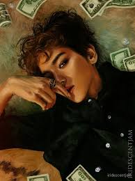 Just Hit The Lotto Baekhyun By Iridescentjam Redbubble Exo Art Baekhyun Fanart Exo Fan Art