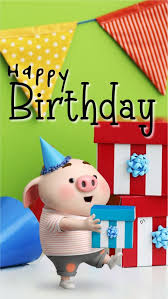 Pin By Jenny Larose On Birthday Wishes Happy Birthday Pig Happy Birthday Wishes Cards Cute Piggies