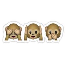 Monkey Emoji See No Evil Hear No Evil Speak No Evil Stickers Monkey Emoji Monkey Emoji Wallpapers Cute Panda Wallpaper