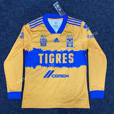Puma youth borussia dortmund '21 home replica jersey. 20 21 Tigres Uanl Yellow Ls Thailand Soccer Jersey Aaa Tigres Uanl
