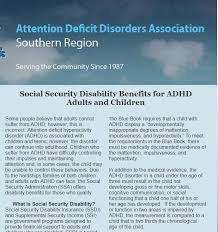 Social Security Disability Social Security Disability Social Security Disability Benefits Attention Deficit Disorder