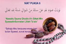 Nawaitu sauma ghodin an' qada'e fardhu ada baca satu artikel mengenai puasa ganti menyatakan jika anda berazam ingin melakukan qadha' puasa sebelum menjelang fajar, maka itulah yang. 5 Kelebihan Puasa Enam Di Bulan Syawal Suka Viral