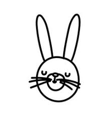 This content for download files be subject to copyright. Cute Bunny Outline Face Vector Images Over 380