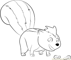 Autumn fruit vegetables coloring page. Skunk Coloring Page For Kids Free Paw Patrol Printable Coloring Pages Online For Kids Coloringpages101 Com Coloring Pages For Kids