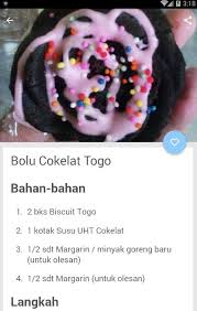 Bolu kukus pada racikan resep kue bolu kukus dalam artikel ini menggunakan sajian resep cara membuat bolu kukus coklat. Resep Kue Bolu Coklat Lembut Fur Android Apk Herunterladen
