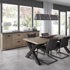 Réalisez une ambiance sublime grâce aux idées décoration de sico! Salle A Manger Contemporaine Couleur Bois Et Anthracite Lewis Marron L 120 X P 45 X H 180 Cm Cdiscount Maison