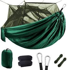 The mosquito netting fits most camping hammocks and features a front zip closure, making it easy to get in and out of. Grassman Bug Net Camping Hammock Single Camping Hammock With Tree Ropes Portable Parachute Nylon Hammock For Indoor And Outdoor Camping Backpacking Travel Hiking Beach