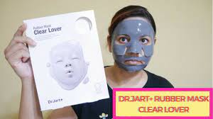 Это корейская альгинатная маска для увлажнения лица. Dr Jart Rubber Mask Clear Love First Impression Theleiav Youtube