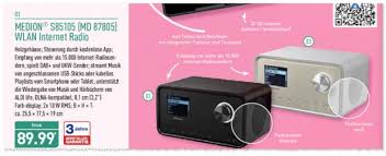 Medion Internetradio S85105 Aldi Angebot Ab 22 11 2018 89 99