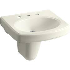 kohler pinoir 34 in h biscuit vitreous