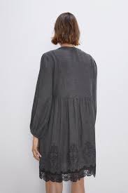 Islemeli Elbise Zara Turkiye Tunic Tops Fashion Tops